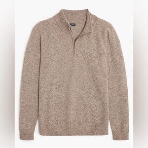 J.Crew Supersoft wool-blend half-zip sweater size L